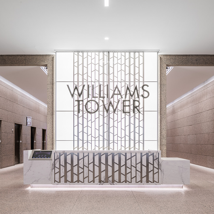 williams tower lobbies